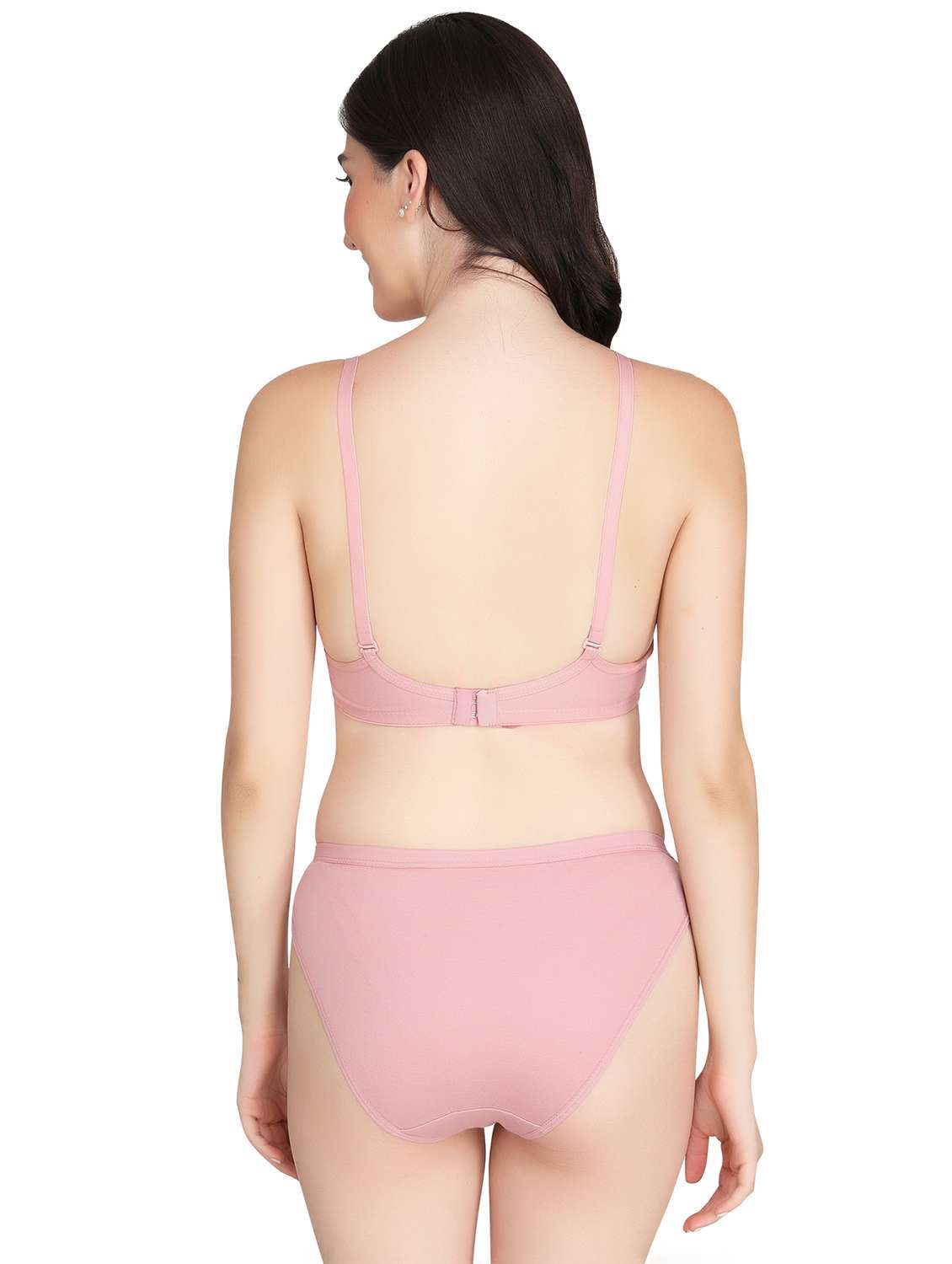 women pack of 4 solid bra and panty set - 22064901 -  Standard Image - 3