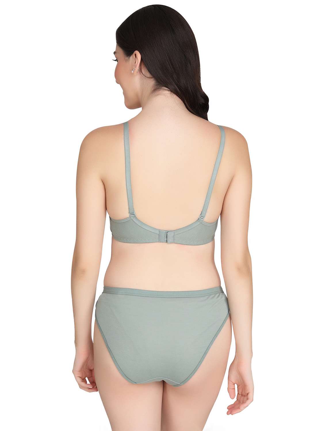 women pack of 4 solid bra and panty set - 22064905 -  Standard Image - 3