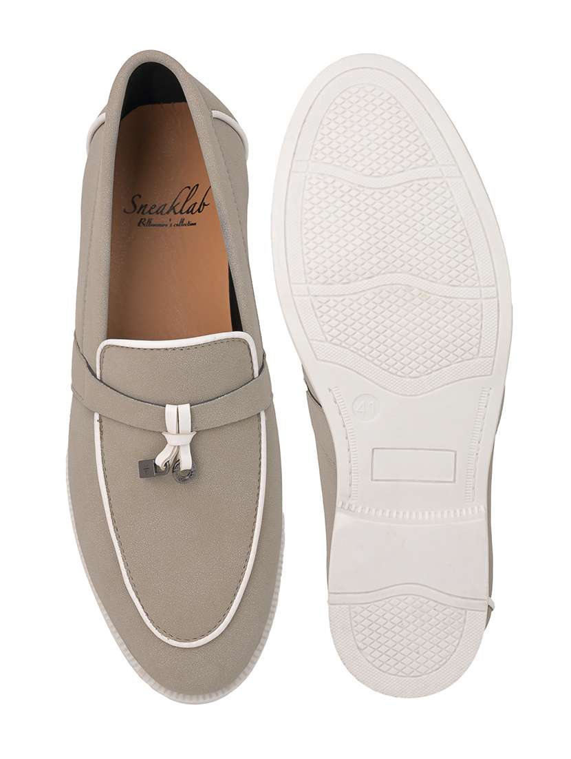 women grey slip on loafer - 22065467 - Standard Image - 5