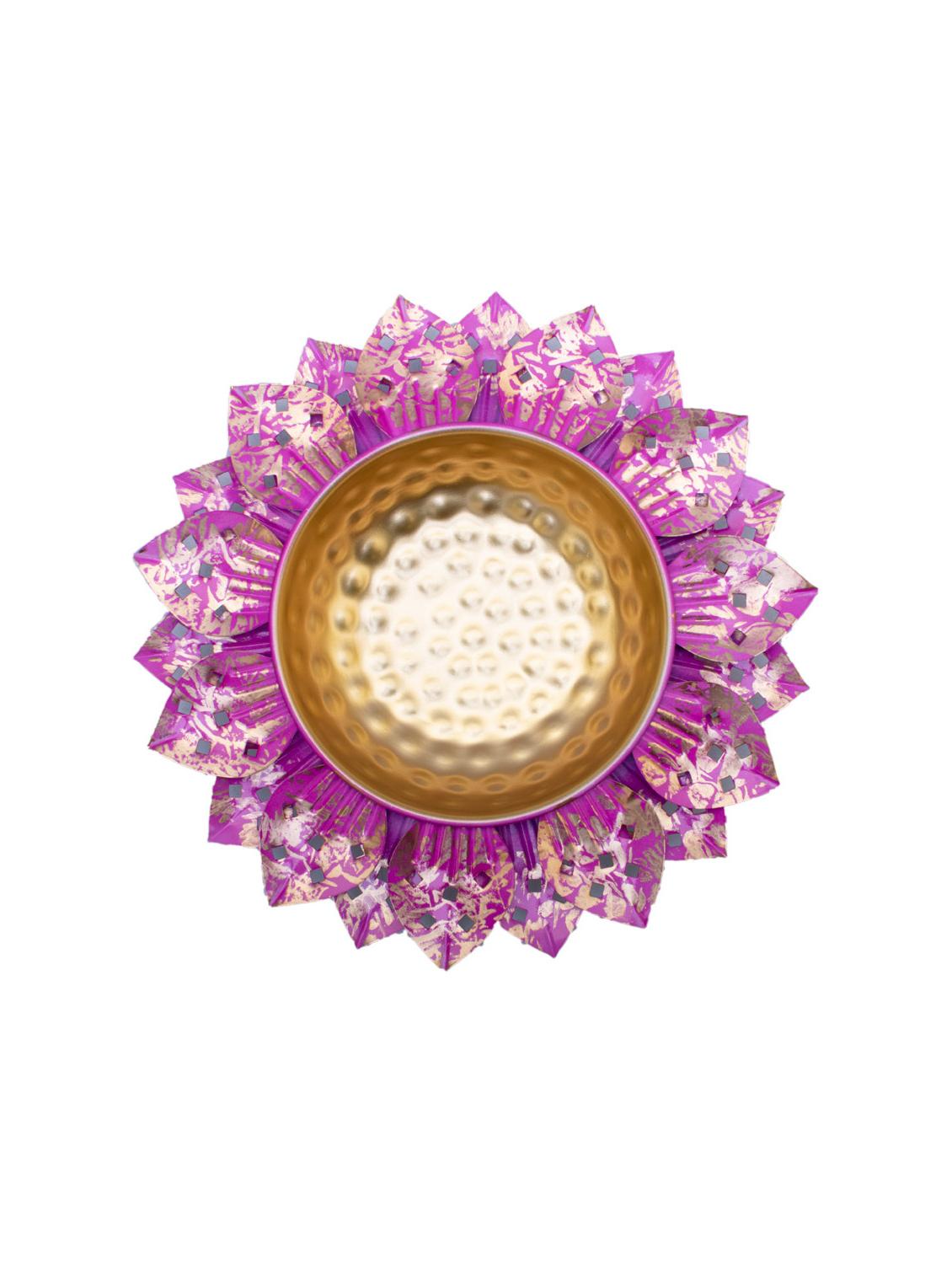 lotus shape decorative urli for home decor - 22065699 - Standard Image - 3