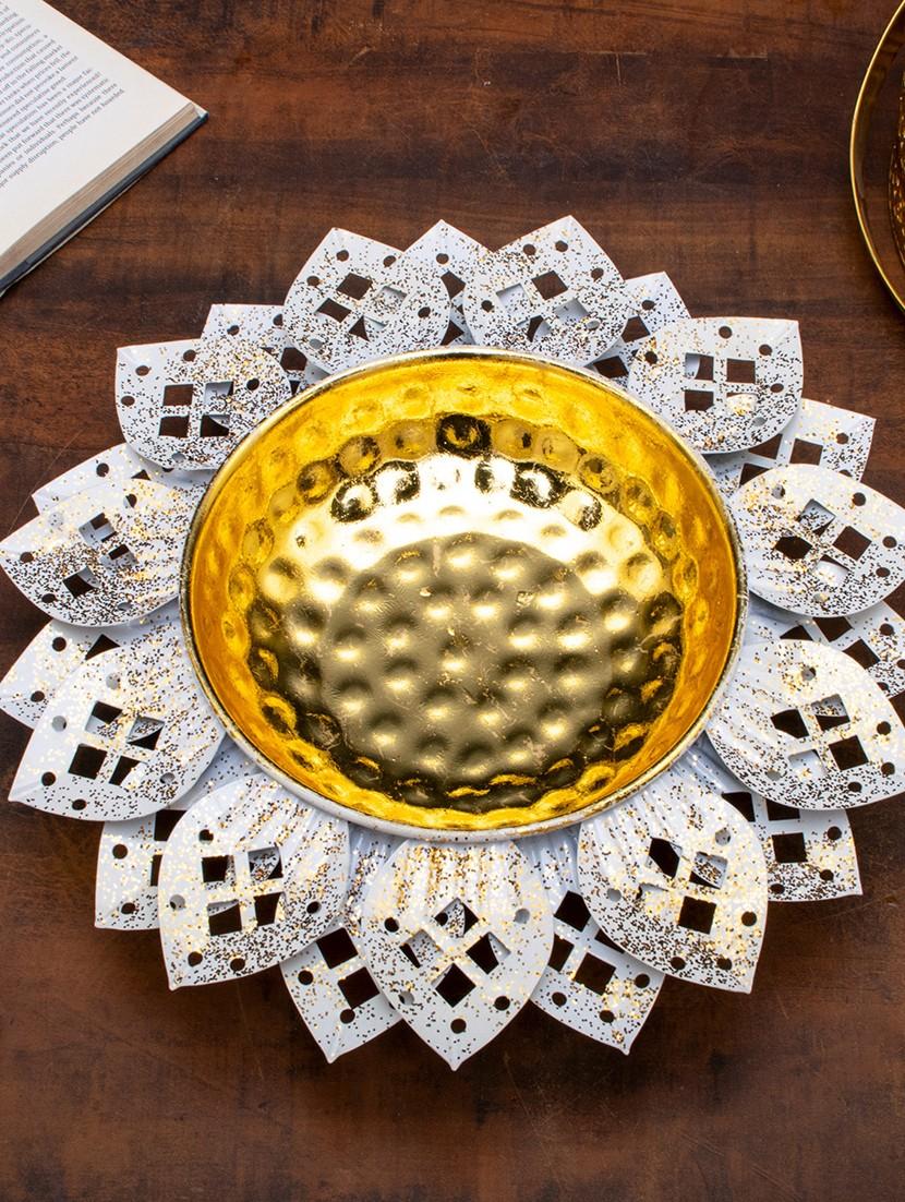 lotus shape decorative urli for home decor - 22065702 - Standard Image - 3