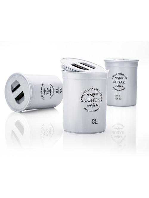 tea coffee and sugar storage containers set of 3 - 22065805 - Standard Image - 0
