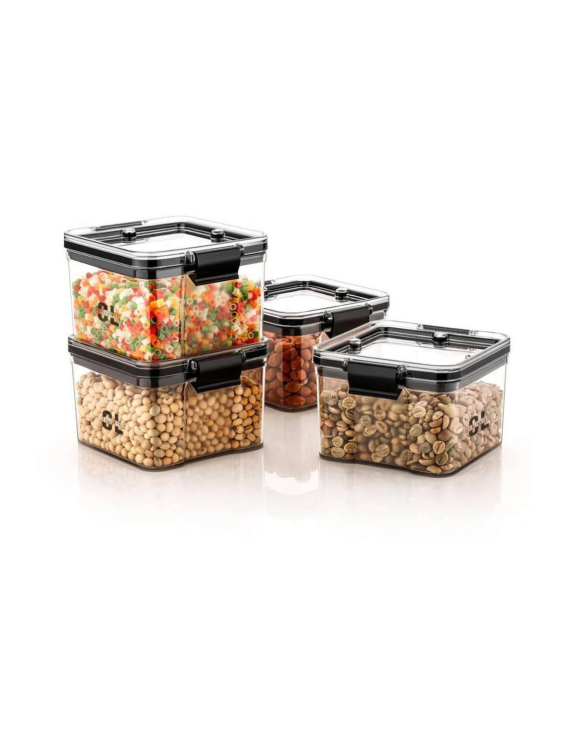 plastic airtight food storage container set 