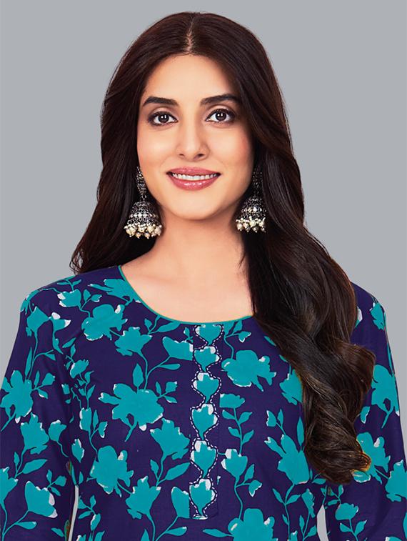 women floral printed unstitched salwar suit set - 22065890 - Standard Image - 3