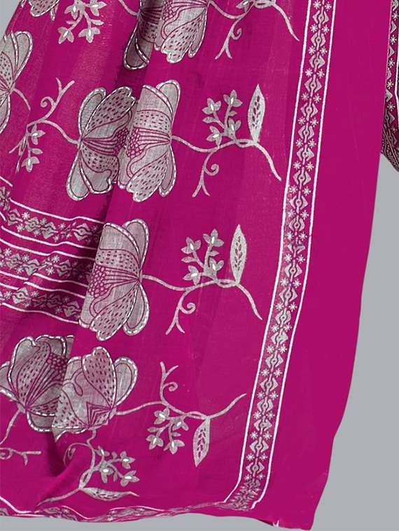 women floral printed unstitched salwar suit set - 22065930 -  Standard Image - 5