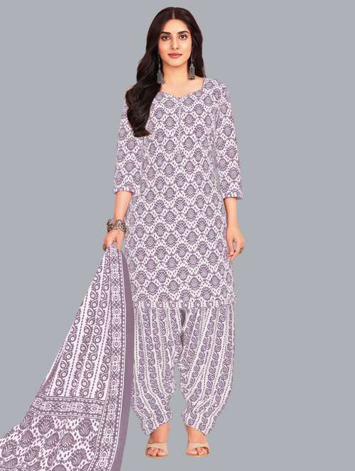 women printed unstitched salwar suit set - 22065933 -  Standard Image - 0