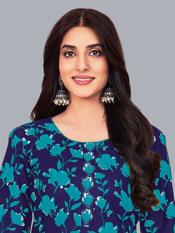 women floral printed unstitched salwar suit set - 22065935 - Standard Image - 3