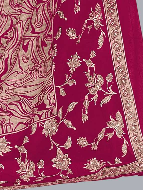 women floral printed unstitched salwar suit set - 22065942 -  Standard Image - 5