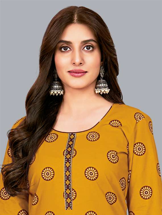 women printed unstitched salwar suit set - 22065944 -  Standard Image - 3