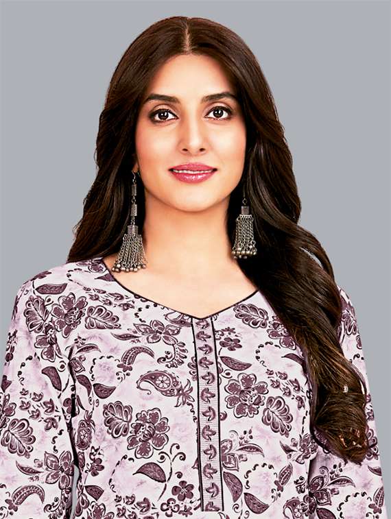 women floral printed unstitched salwar suit set - 22065946 -  Standard Image - 3
