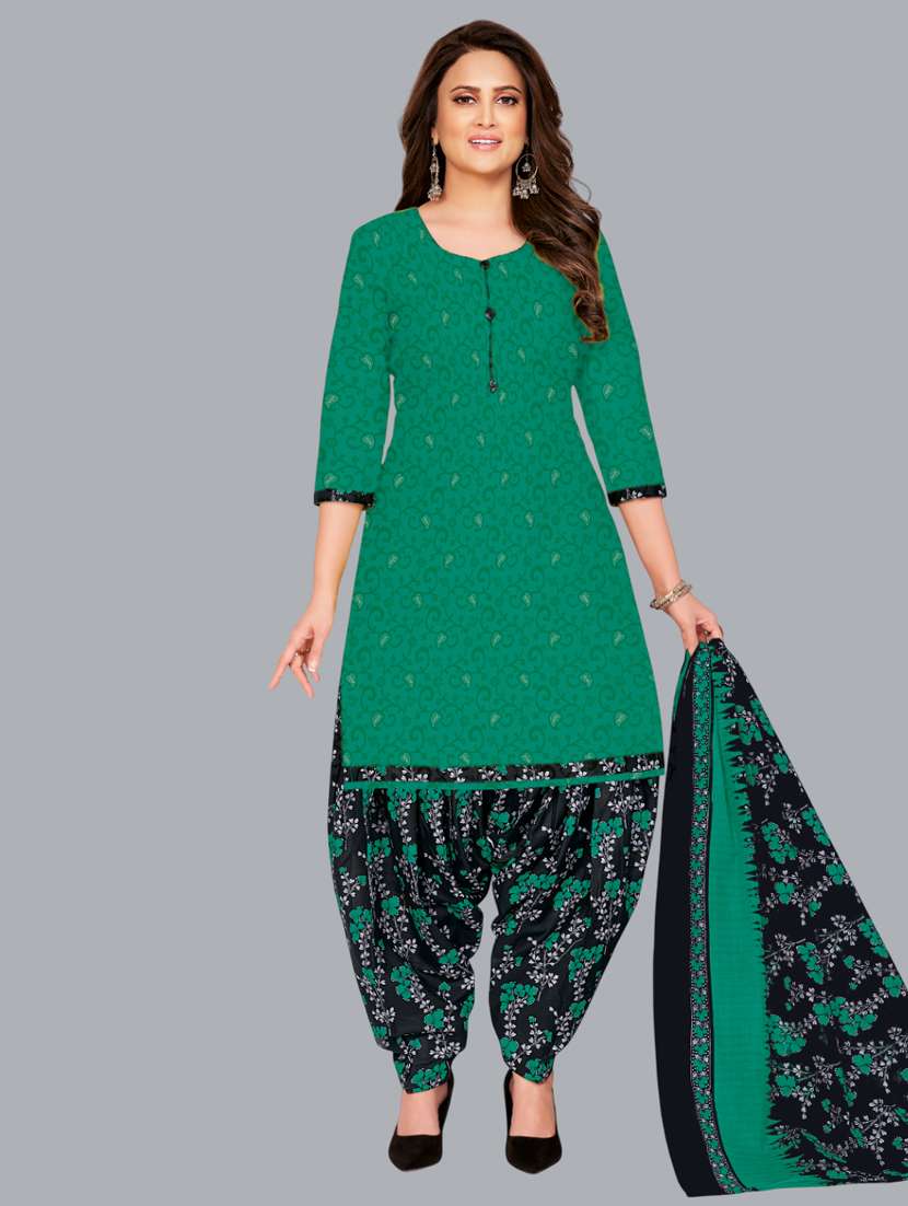 women printed unstitched salwar suit set - 22065950 -  Zoom Image - 0