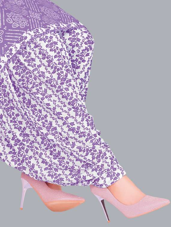 women printed unstitched salwar suit set - 22065953 -  Standard Image - 3