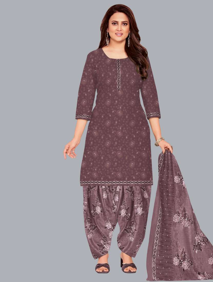women printed unstitched salwar suit set - 22065955 -  Zoom Image - 0