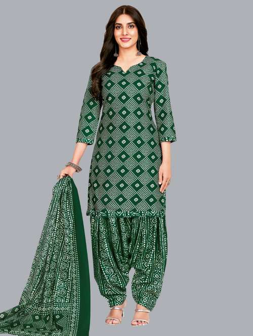 women printed unstitched salwar suit set - 22065958 -  Standard Image - 0
