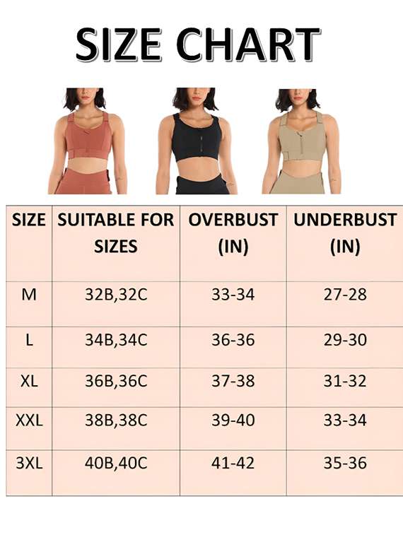 women solid lightly padded sports bra - 22065990 -  Standard Image - 3