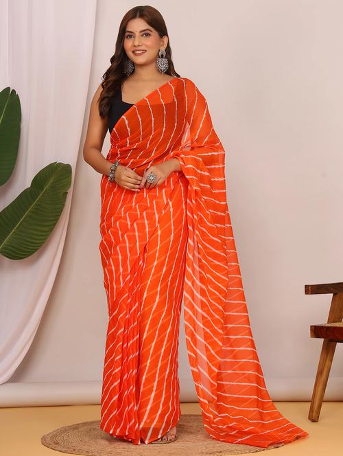 women leheriya printed saree - 22066035 -  Standard Image - 0