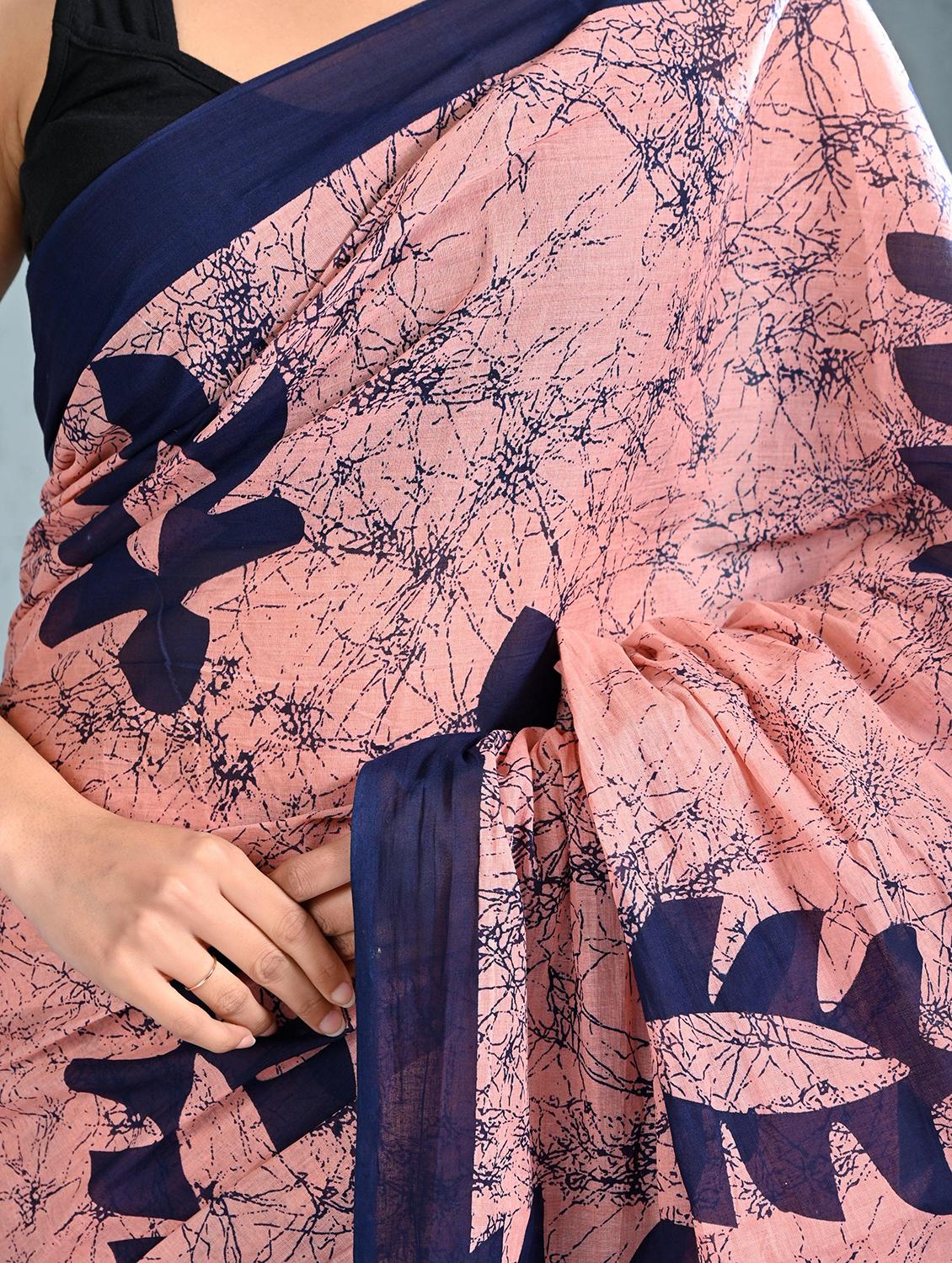 women printed casual wear saree with blouse - 22066042 - Standard Image - 5