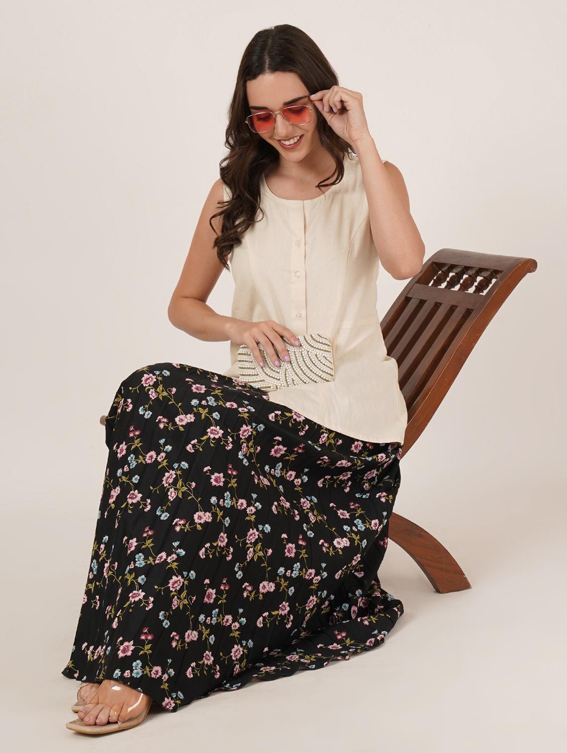women solid mandarin neck regular top - 22066377 - Standard Image - 3