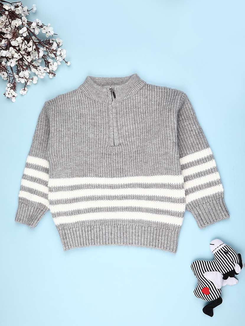 boys striped long sleeve sweater