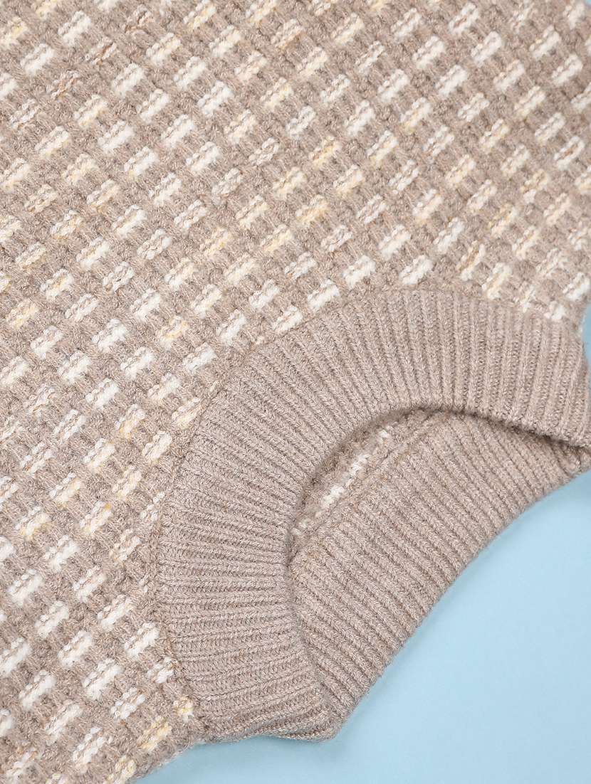 boys self design long sleeve sweater - 22066516 -  Standard Image - 3