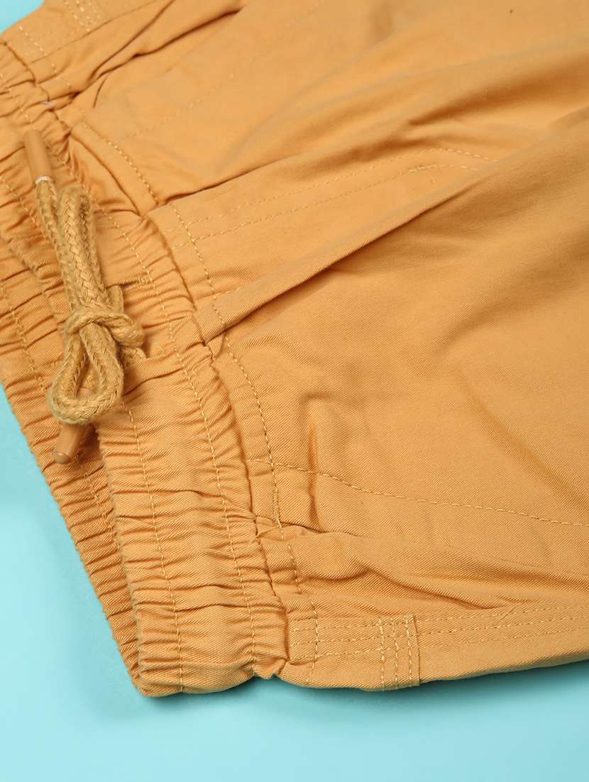 boys solid mid rise relaxed fit jogger - 22067064 -  Standard Image - 3