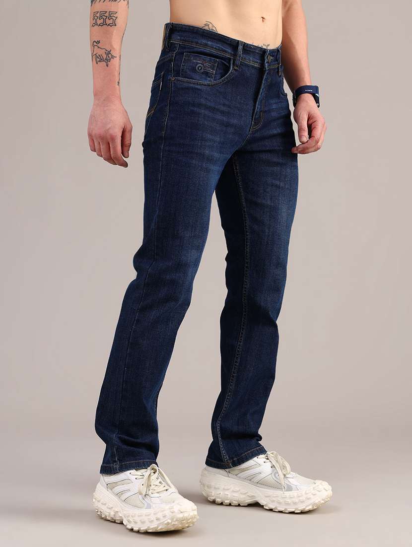 men solid mid rise slim fit jean - 22067166 -  Standard Image - 3
