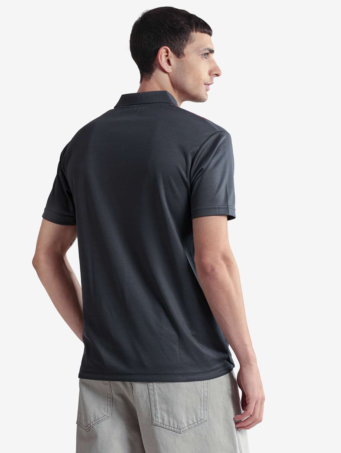 men printed short sleeve regular fit polo t-shirt - 22067480 - Standard Image - 3