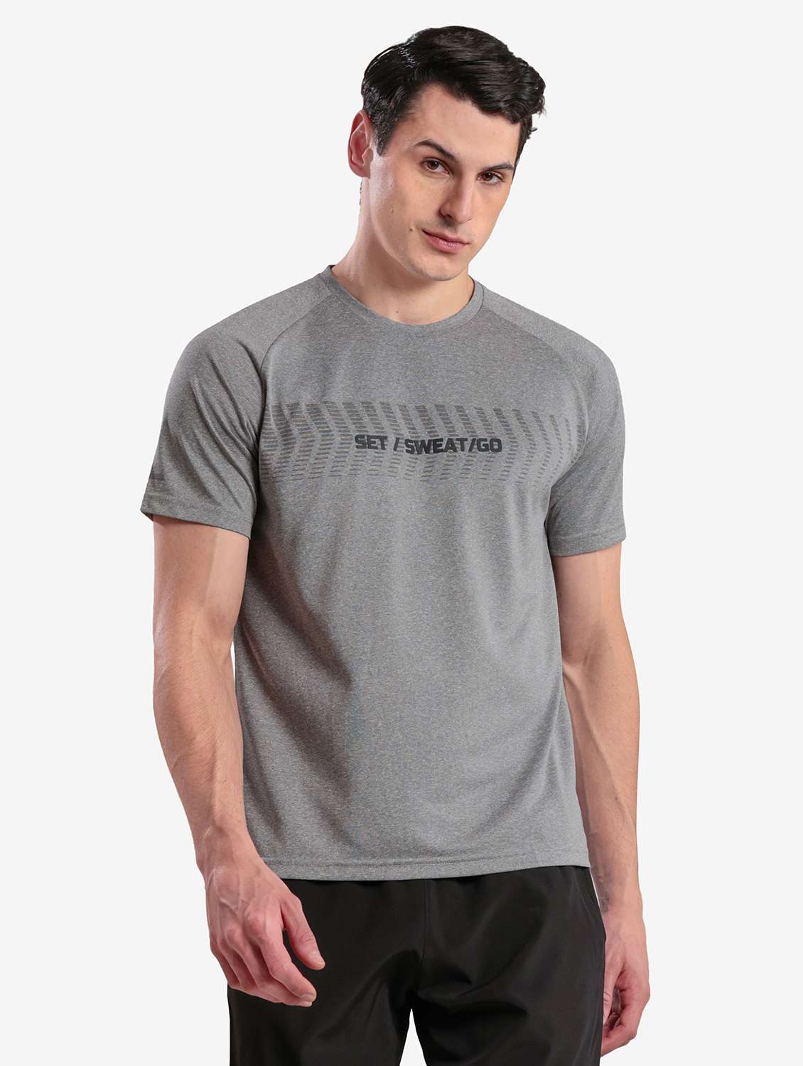 men printed short sleeve regular fit t-shirt