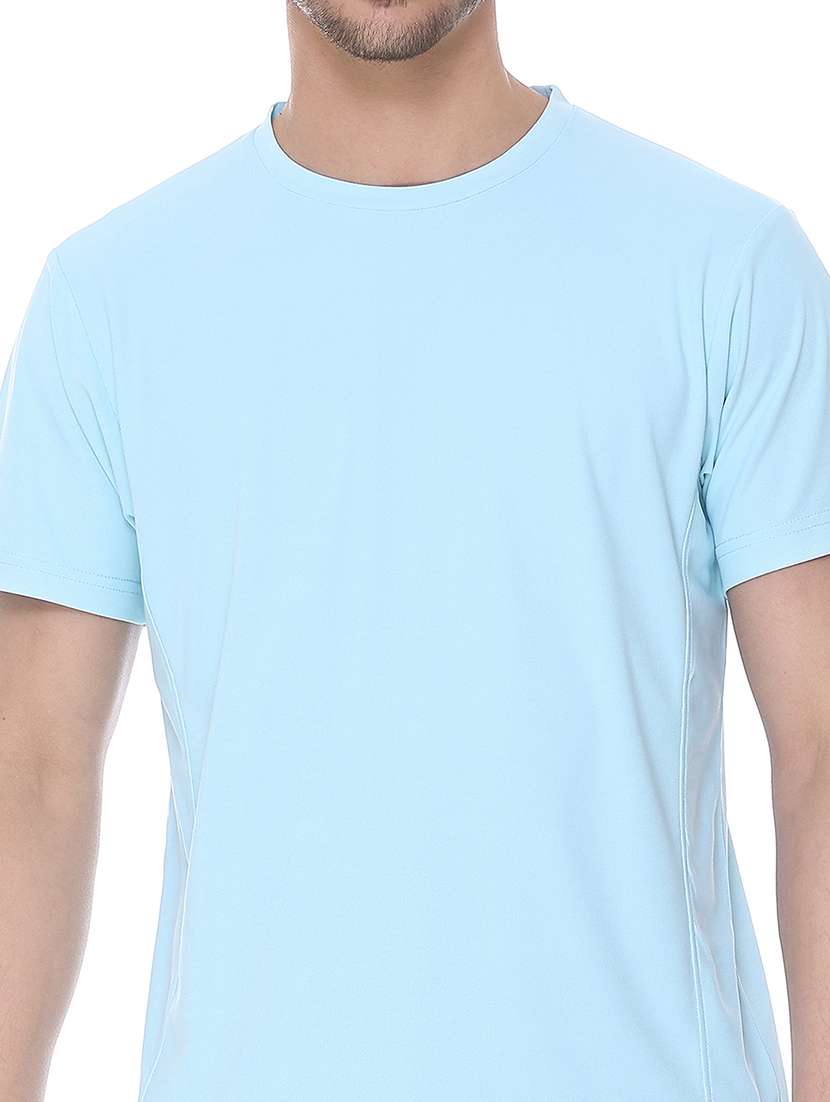men solid short sleeve regular fit t-shirt - 22067497 -  Standard Image - 3