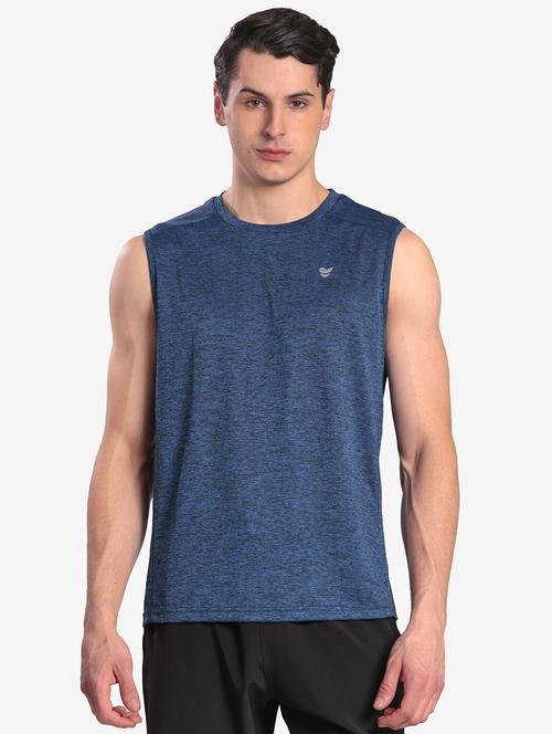 men solid sleeveless regular fit t-shirt - 22067522 - Standard Image - 0