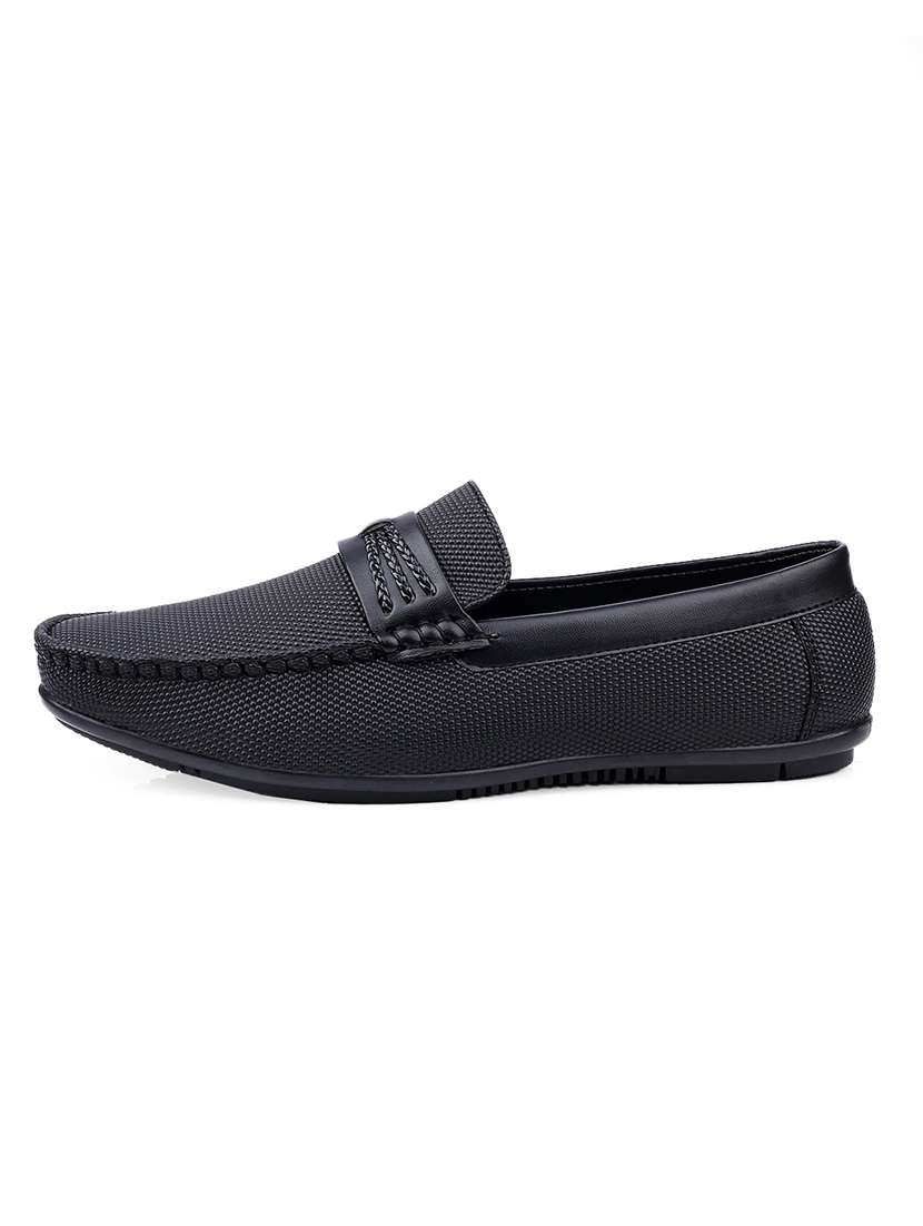 men black slip on loafer - 22067530 -  Standard Image - 3