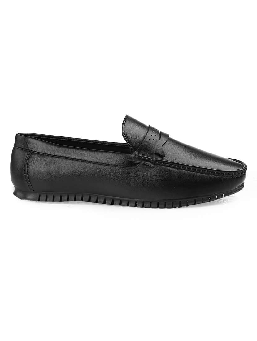 men solid slip on loafer - 22067563 - Standard Image - 3