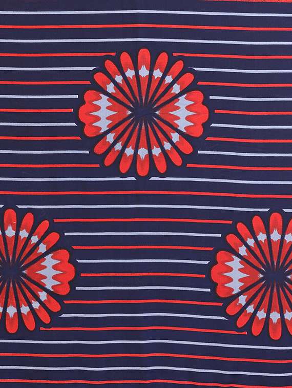 women printed casual wear saree with blouse - 22067690 -  Standard Image - 5