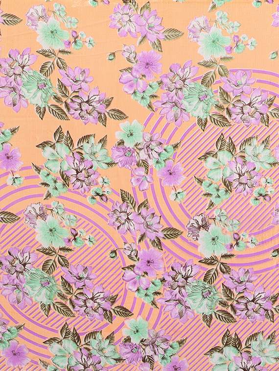 women printed casual wear saree with blouse - 22067693 -  Standard Image - 5