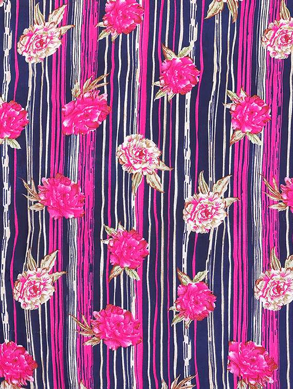 women printed casual wear saree with blouse - 22067707 -  Standard Image - 5