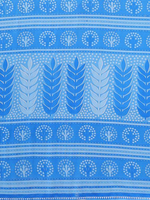 women printed casual wear saree with blouse - 22068000 -  Standard Image - 5