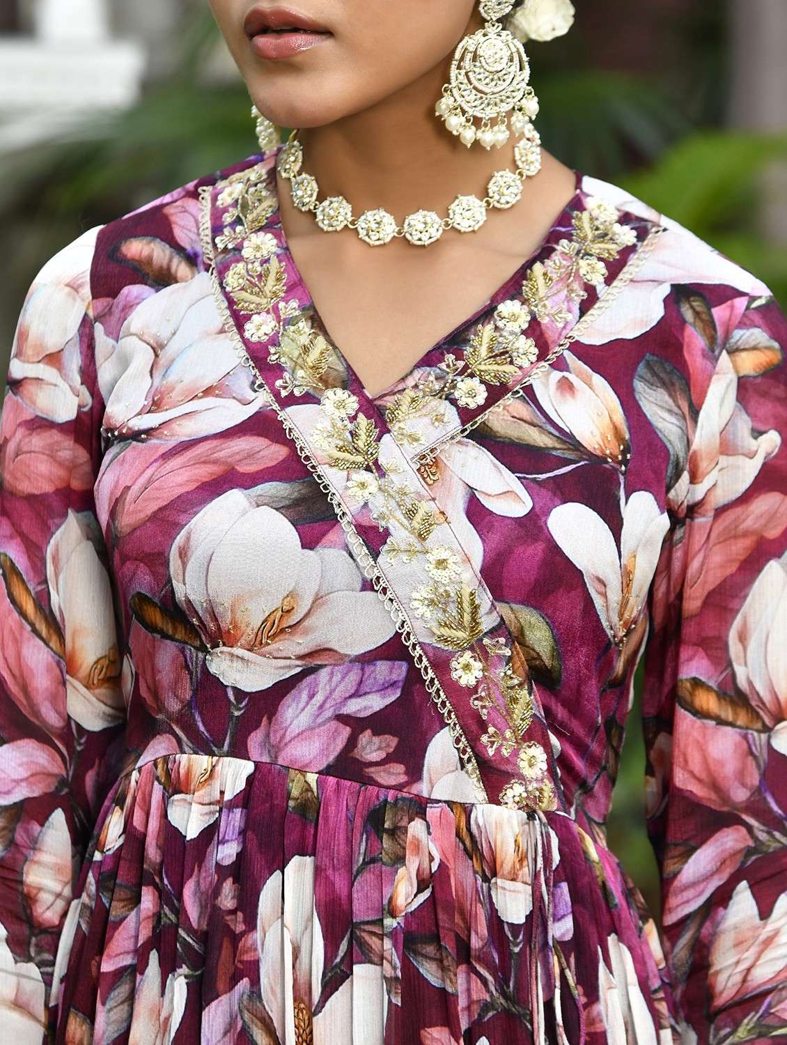women floral long sleeve kurta pant with dupatta set - 22068531 - Standard Image - 5
