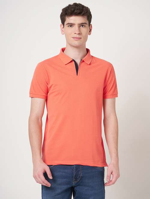 men solid short sleeve regular fit polo t-shirt - 22068576 -  Standard Image - 0