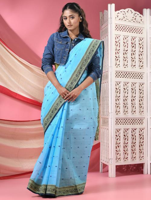 women self design tant saree - 22068633 -  Standard Image - 0