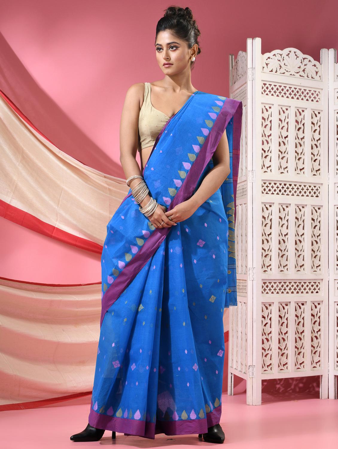 women self design tant saree - 22068635 - Zoom Image - 0