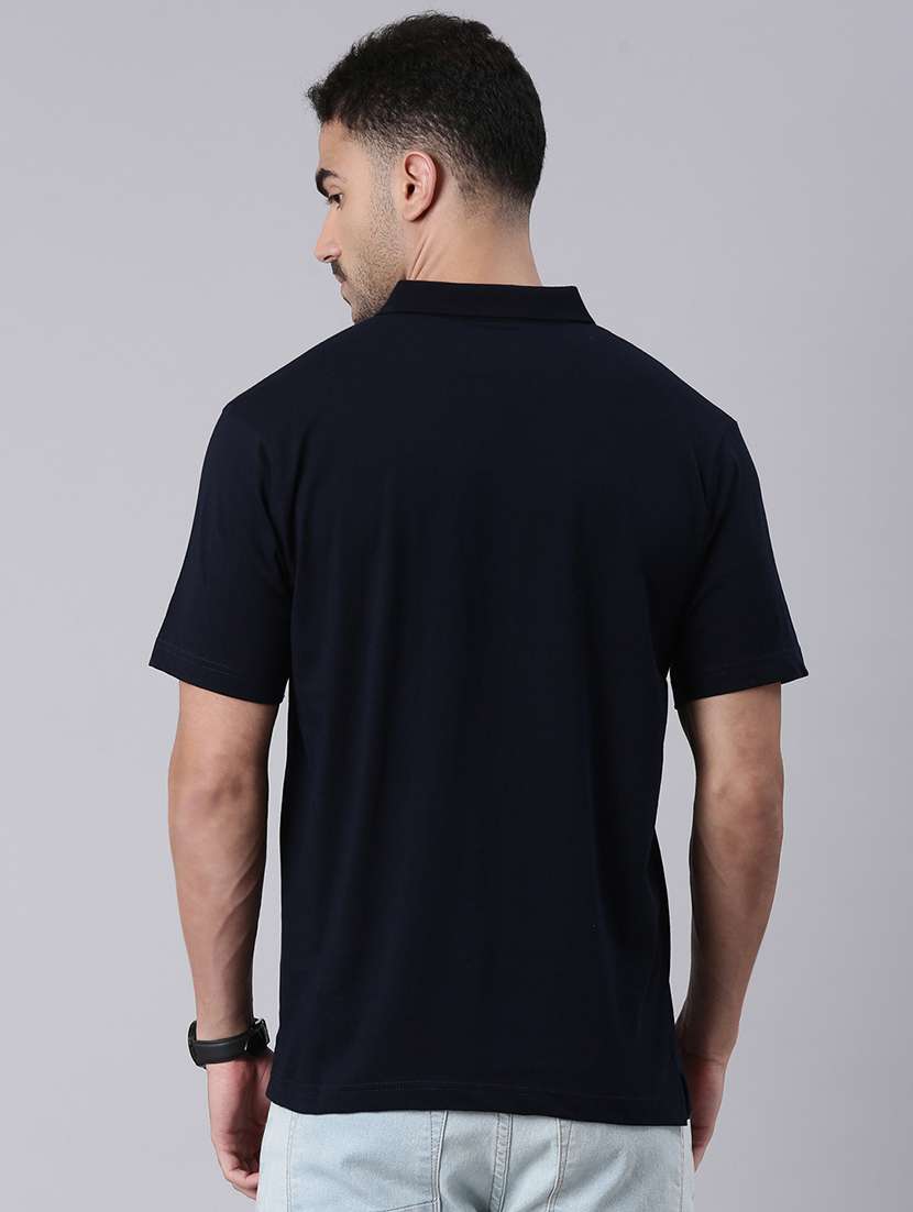 men solid short sleeve regular fit polo t-shirt - 22068762 -  Standard Image - 3