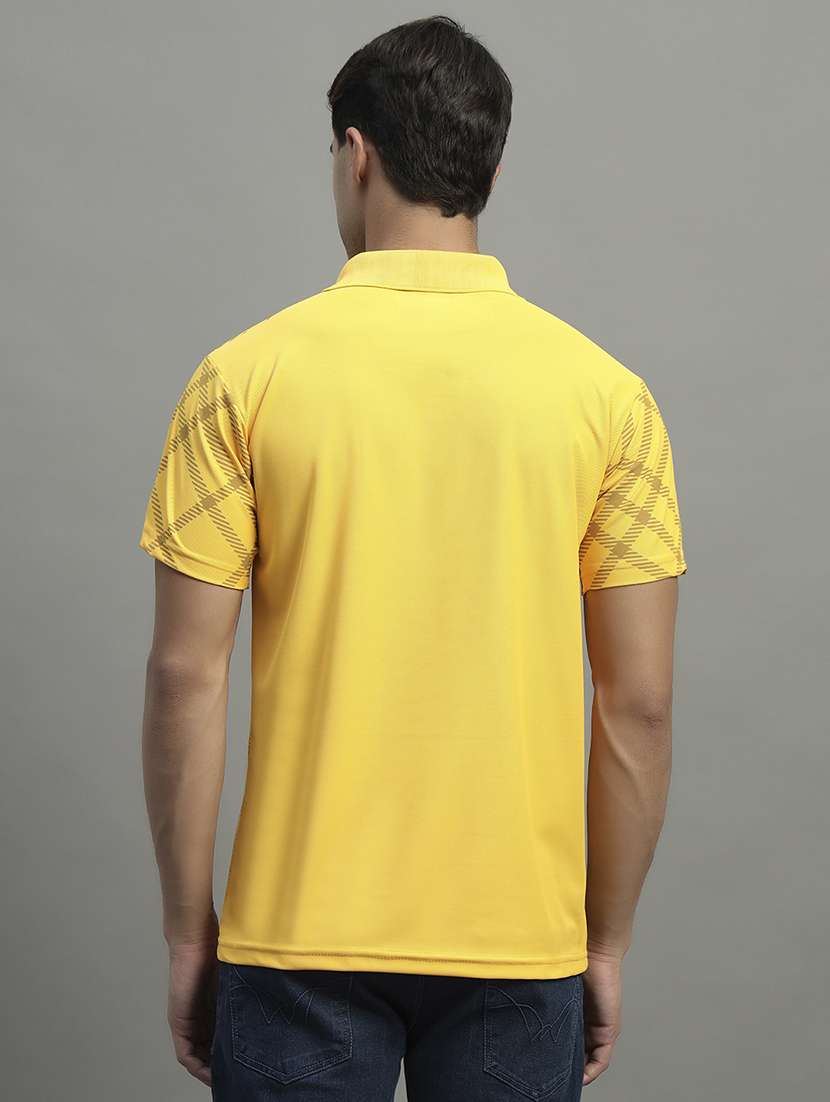 men printed short sleeve regular fit polo t-shirt - 22068774 -  Standard Image - 3