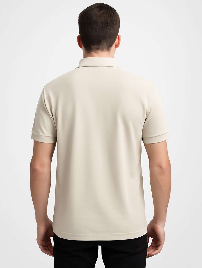 men printed short sleeve regular fit polo t-shirt - 22068786 -  Standard Image - 3