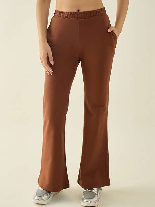 women solid mid rise bootcut trouser - 22068835 -  Standard Image - 0