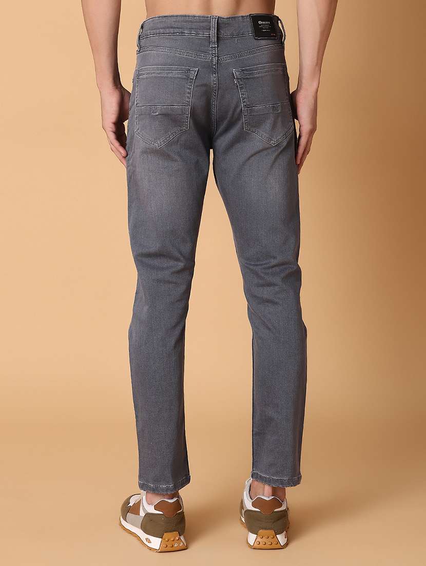 men washed mid rise full length jeans - 22068995 -  Standard Image - 3