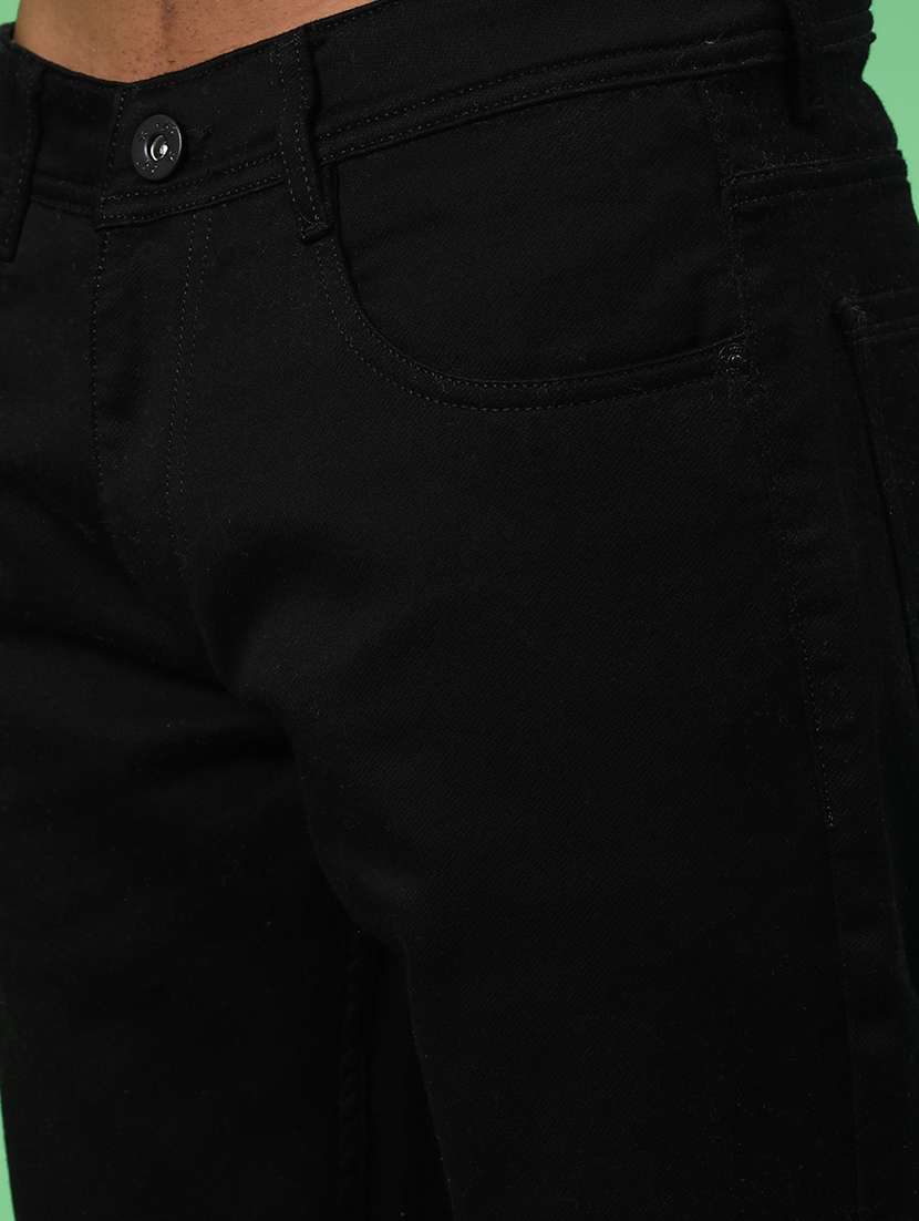 men plain mid rise full length jeans - 22068997 - Standard Image - 5