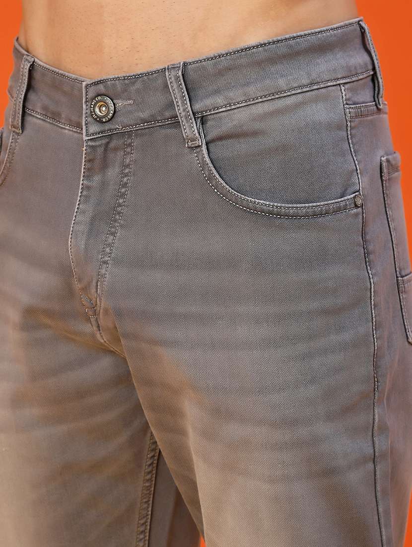 men washed mid rise full length jeans - 22069008 -  Standard Image - 5