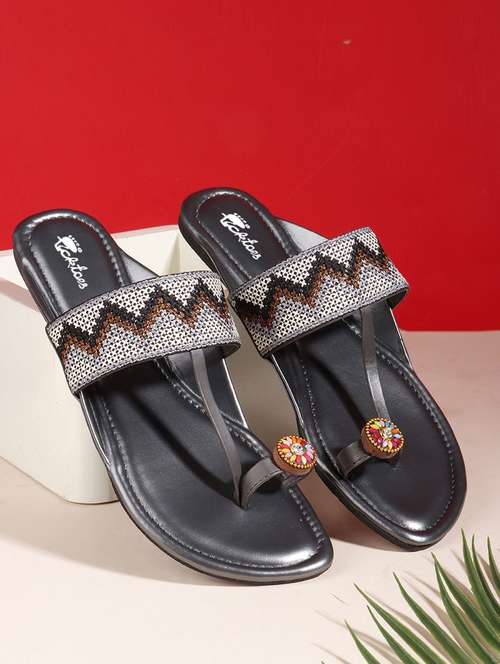 women one toe slip on flats - 22069067 -  Standard Image - 0