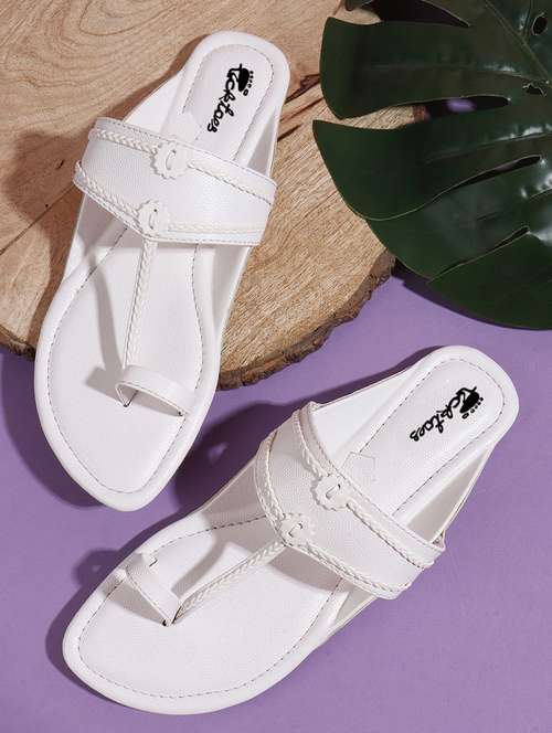 women one toe slip on flats - 22069071 -  Standard Image - 0