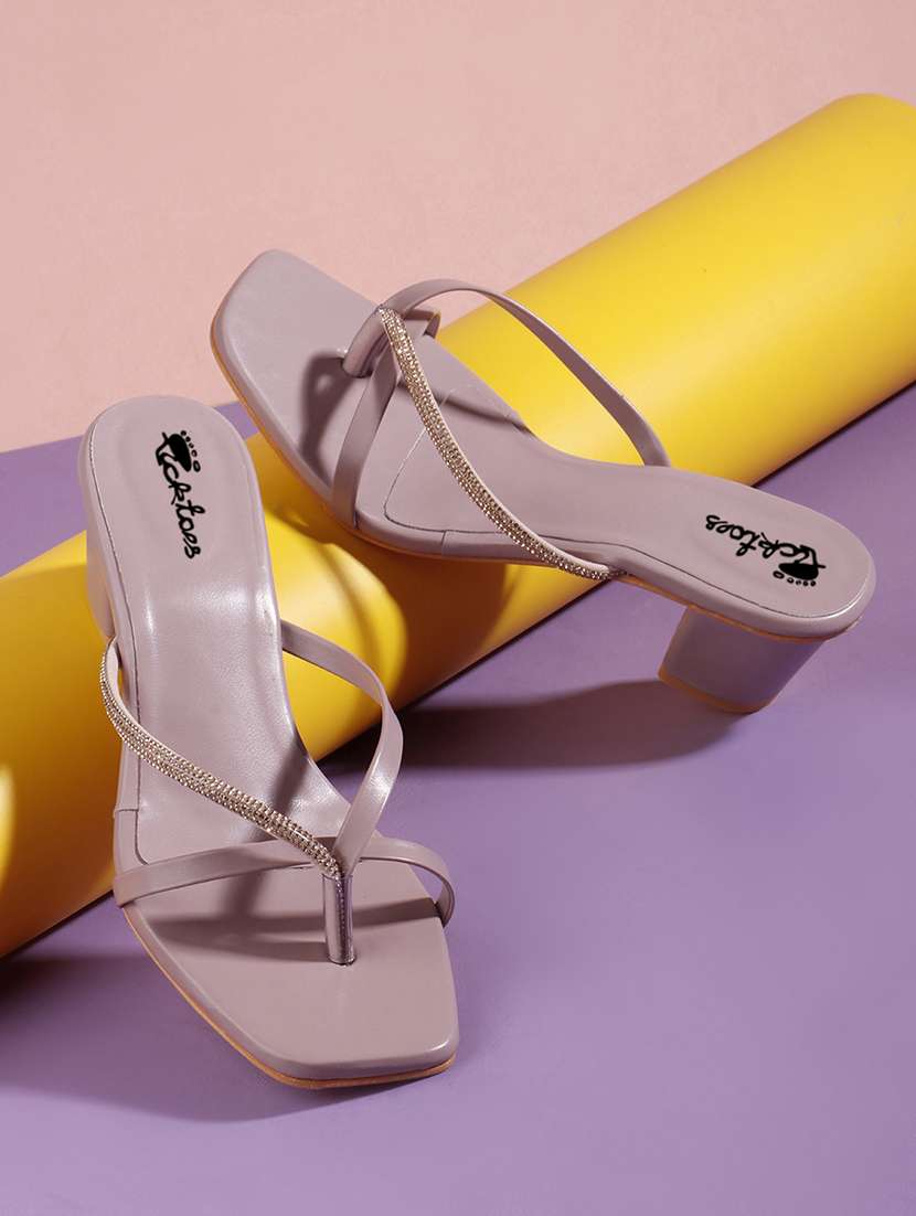 pink synthetic sandals